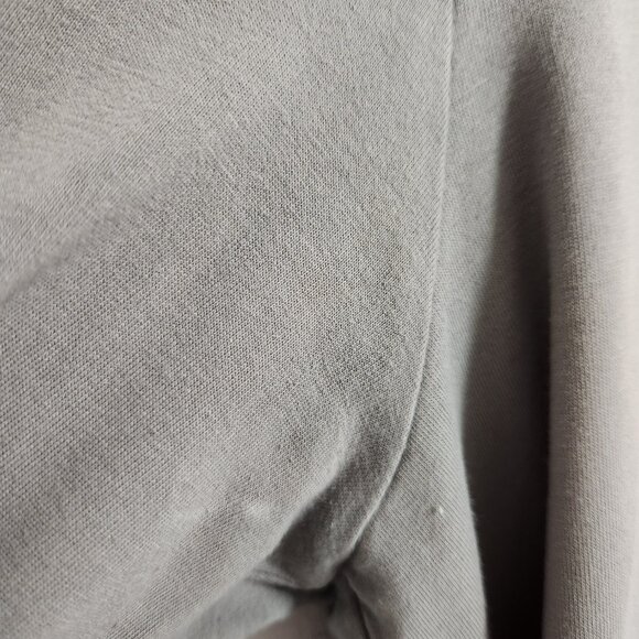 Standard James Perse | Gray Pima Cotton Wrap Drape Hoodie - Picture 5 of 10